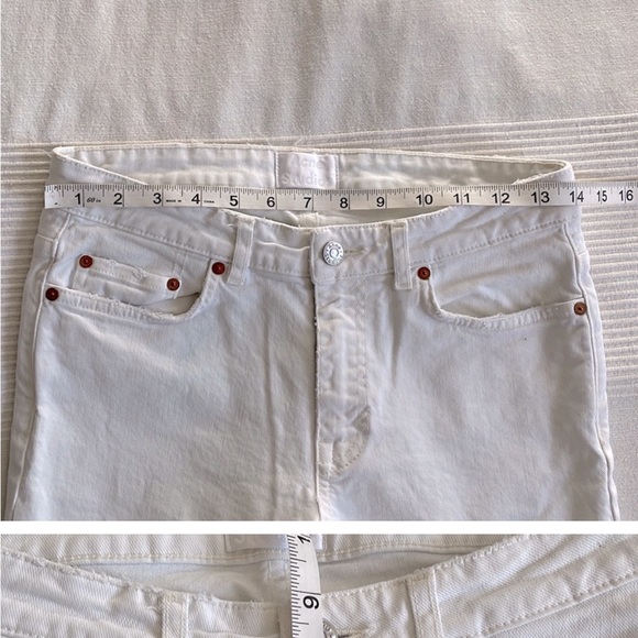 Acne Studios Row Jeans in White Vintage Size 26 - Picture 9 of 11